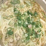 もつ鍋の残りでラーメン鍋